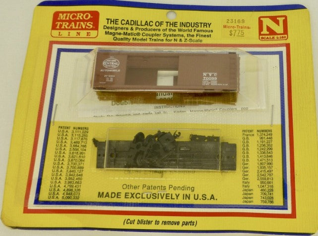 Micro-Trains 23169 N Scale New Central #70099 Freight Car Kit