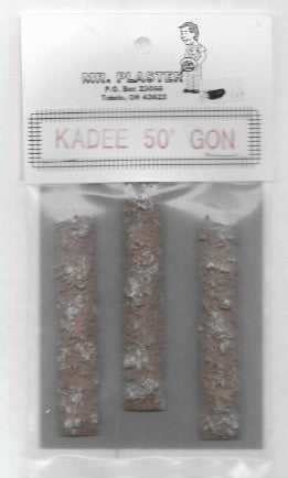 Mr. Plaster N114 N Scale Debris Loads for Kadee 50' Gondolas