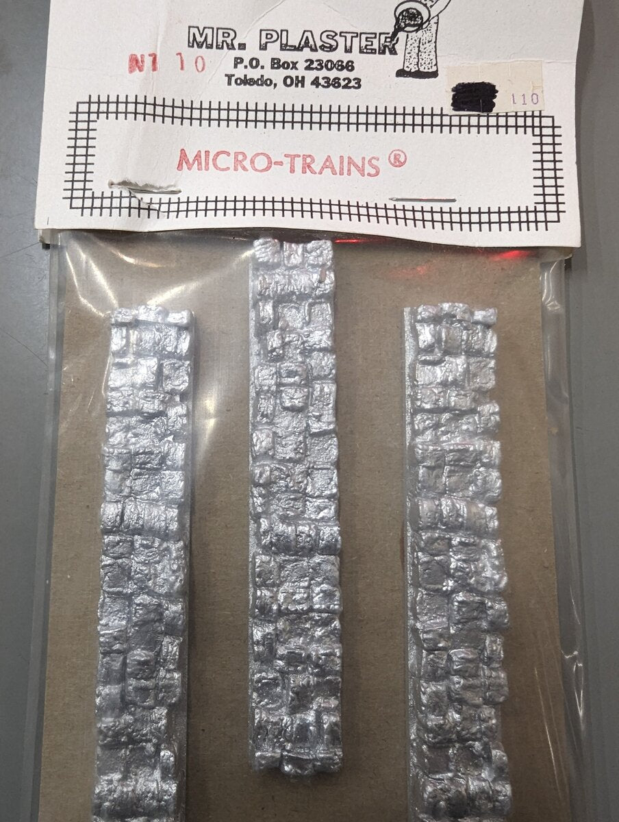 Mr. Plaster N110 N Scale Aluminum Block Loads for Micro-Trains