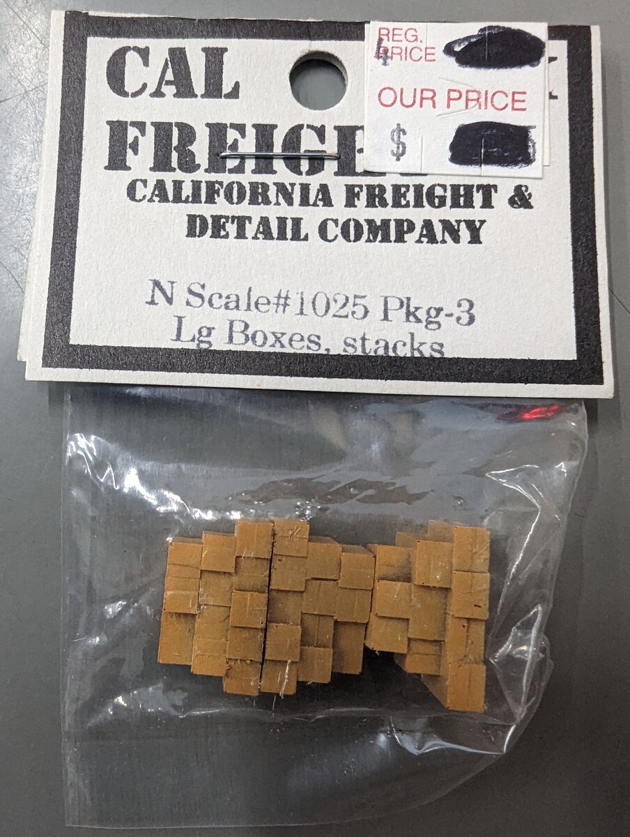 California Freight & Detail 1025 N Large Box Stacks (Pack of 3)