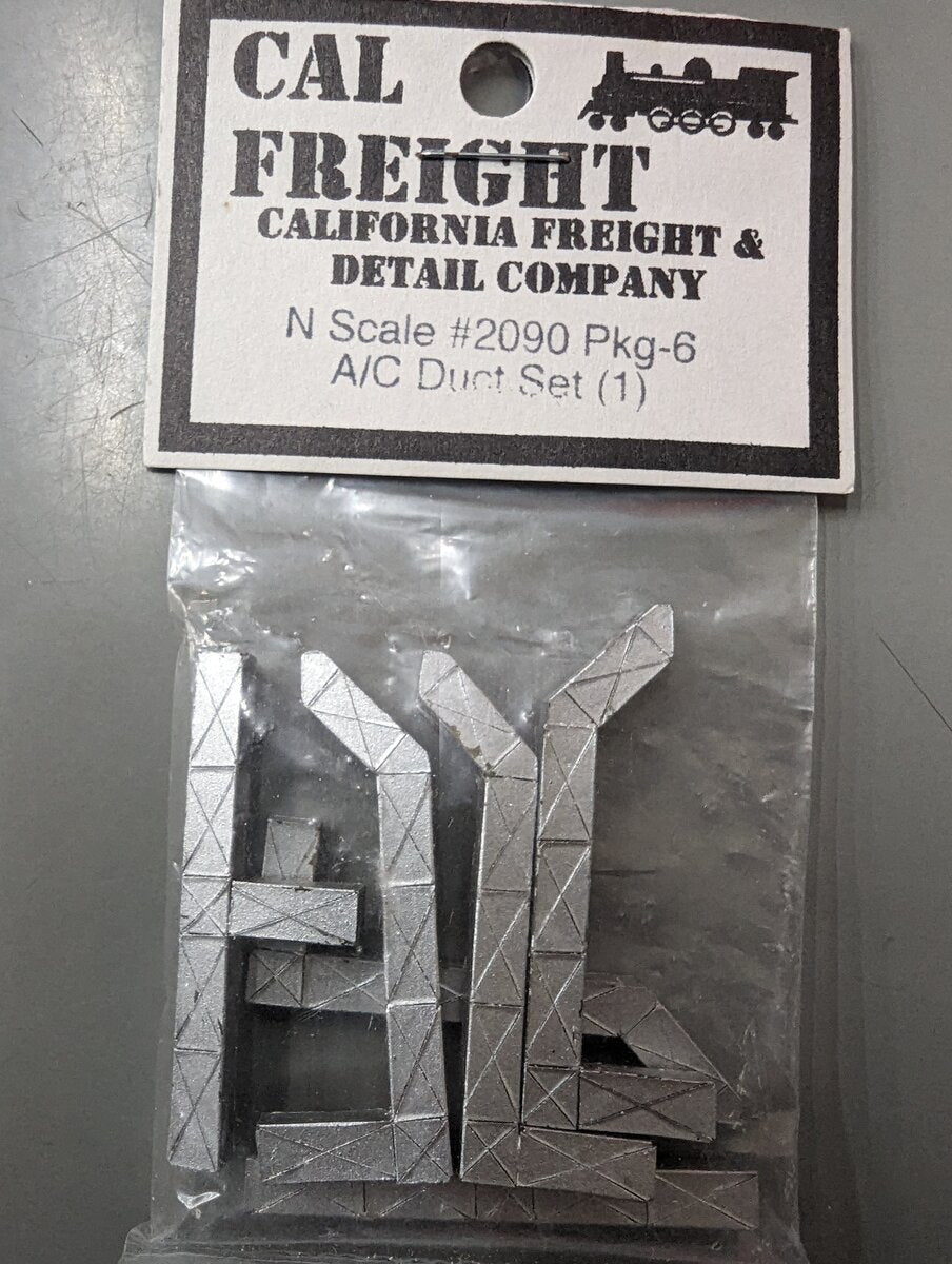 California Freight & Detail 2090 N Scale A/C Duct Set (1)