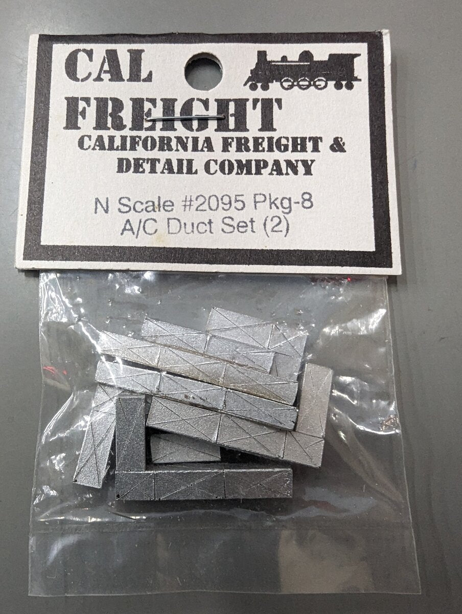 California Freight & Detail 2095 N Scale A/C Duct Set
