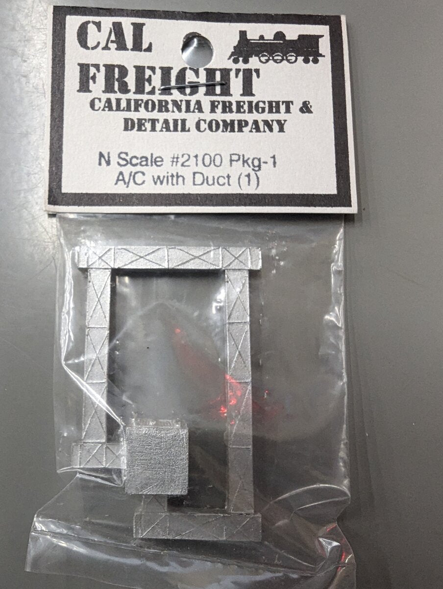 California Freight & Detail 2100 N Scale A/C Duct (1)