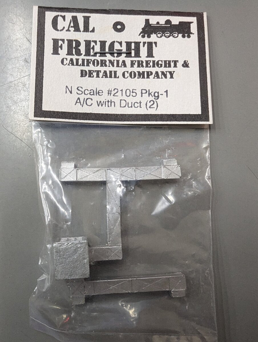 California Freight & Detail 2105 N Scale A/C w/Duct