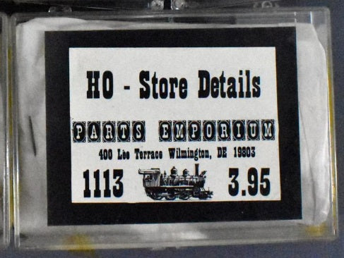 Parts Emporium 1113 HO Scale Store Details