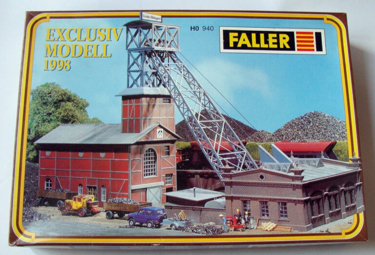 Faller 940 HO "Grube Hildegard" Coal Mining Factory Building Kit