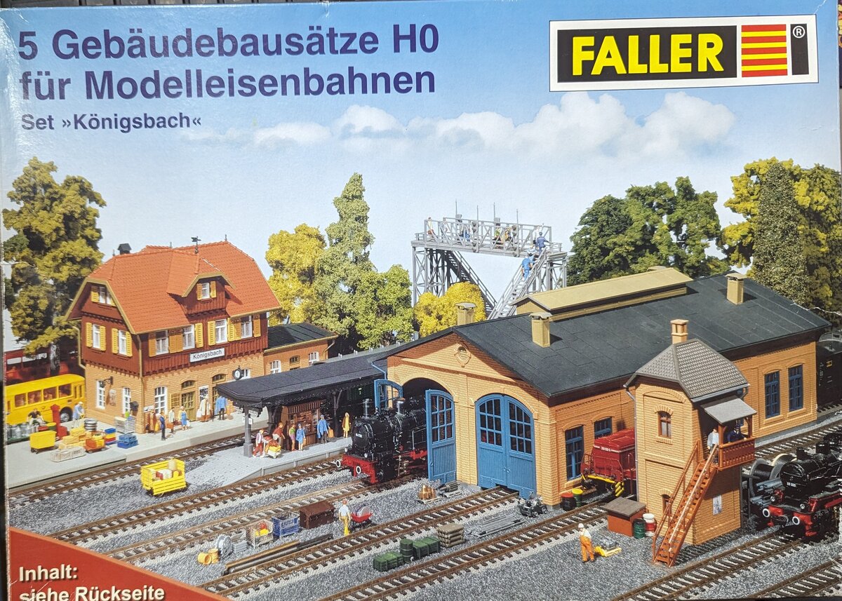 Faller 8204 HO "Konigsbach" Railroad Station Building Kit