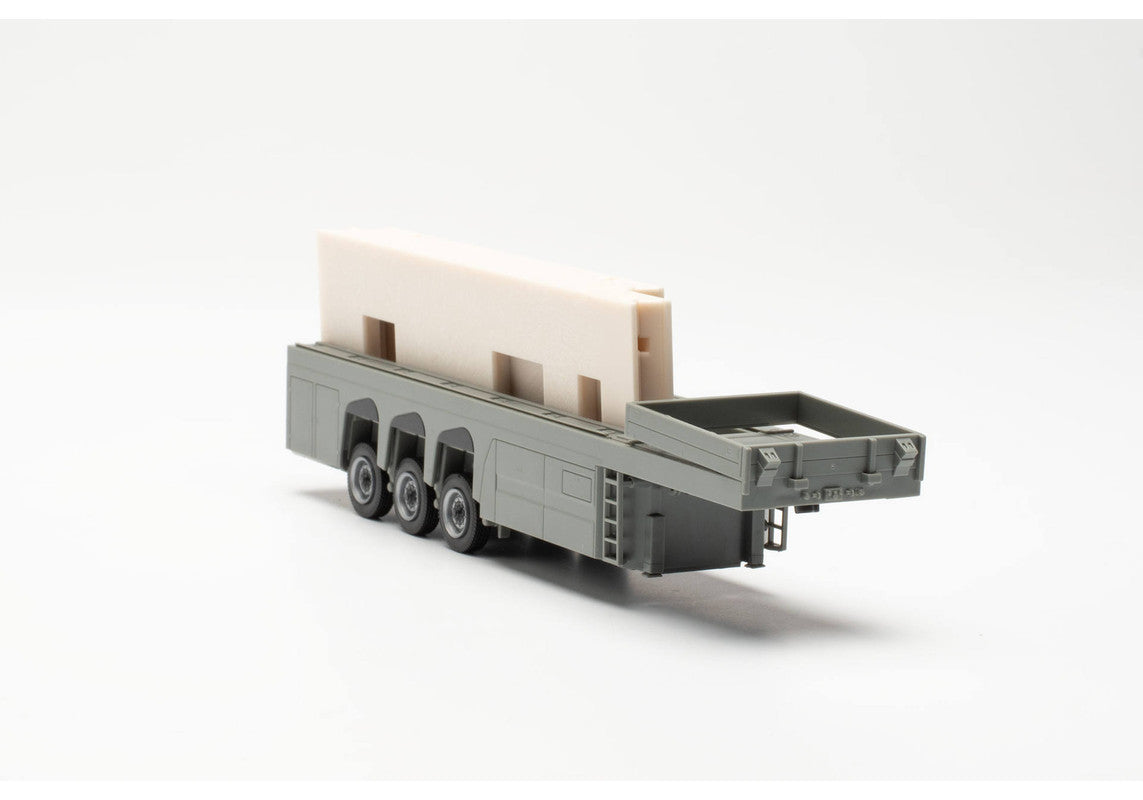 Herpa 076418 1:87 Concrete Parts Trailer with Load