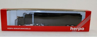 Herpa 6235 1:87 Black Freightliner Undecorated 48' Moving Van Trailer