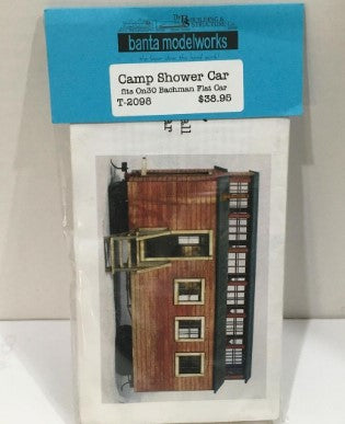Banta Model Works T-2098 O Scale Camp Shower Car Kit