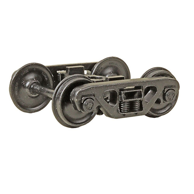 Kadee 753 O 2 Rail Barber S-2 Roller Bearing Metal Trucks w/ Back Metal Wheels