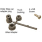 Kadee 754 O 2 Rail A.S.F 100T Roller Bearing Metal Trucks w/ Back Metal Wheels