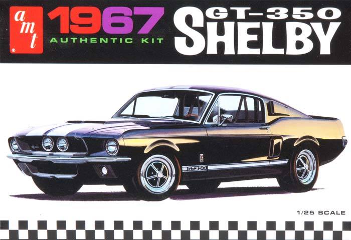 AMT 834M/12 1:25 1967 Shelby GT-350 Plastic Model Kit