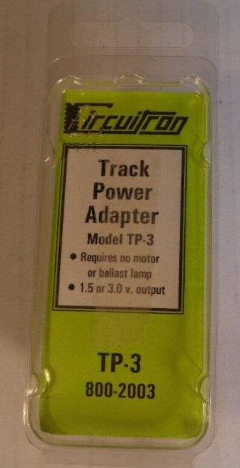 Circuitron 800-2003 Track Power Adapter TP-3 1.5 or 3.0 v. Output