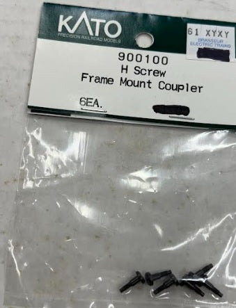 Kato 900100 HO Scale Screw Frame Mount Coupler (Pack of 6)