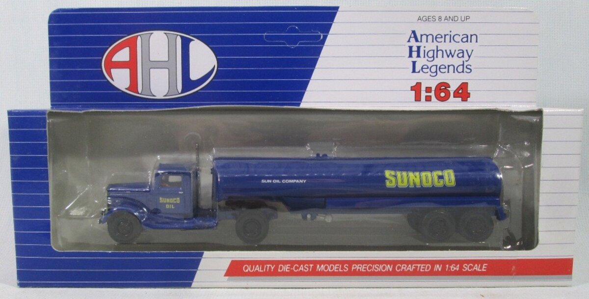 AHL L53303 1:64 Die-Cast "Sunoco Oil Tanker" Tractor Trailer