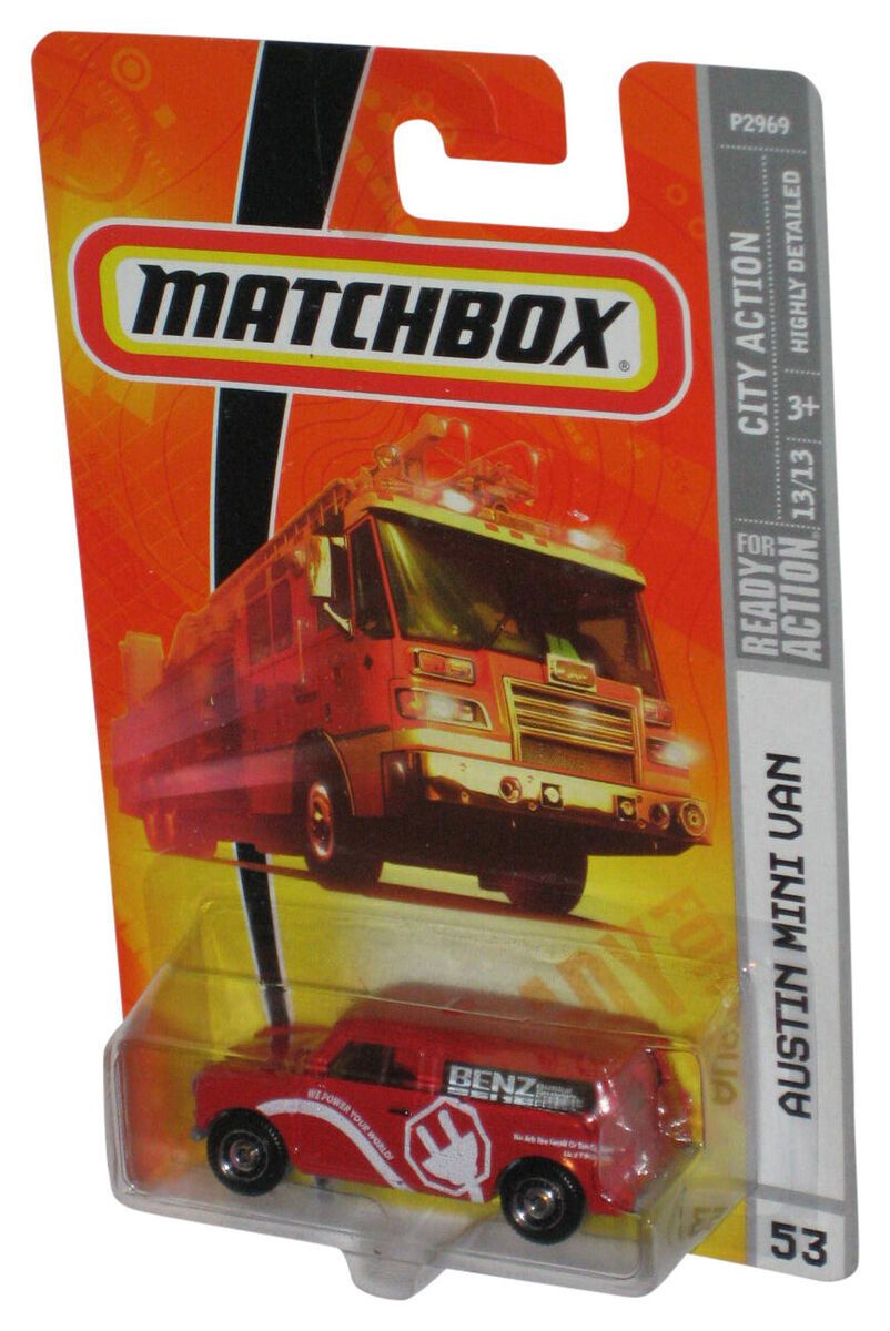 Matchbox P2969 Ready for Action City Action Benz Austin Mini Van