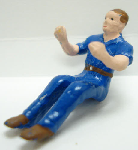 Kramer P7 O Scale Sitting/Driving Metal Figure