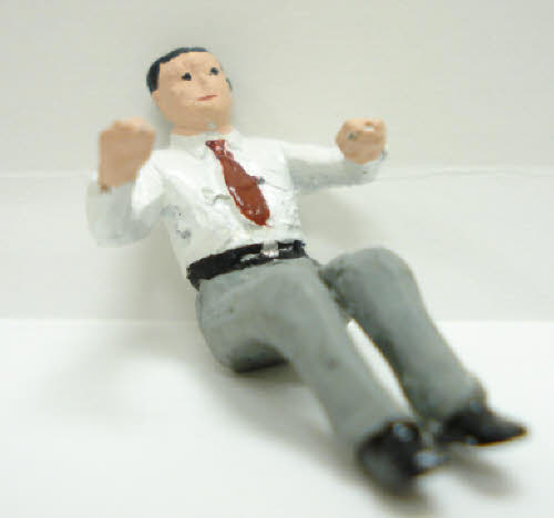 Kramer P2 Sitting/Driving Man in Shirt & Tie