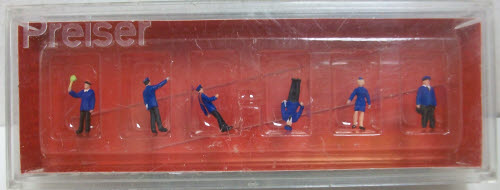 Preiser 88510 Z Scale Railway Personnel Figures (Set of 6)