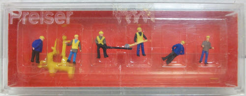 Preiser 88513 Z Track Maintenance Gang Figures (Set of 6)