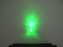 Miniatronics 12-822-10 2mm Green Tower LED (Pack of 10)