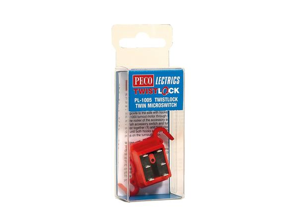 Peco PL-1005 O Twistlock Twin Microswitch