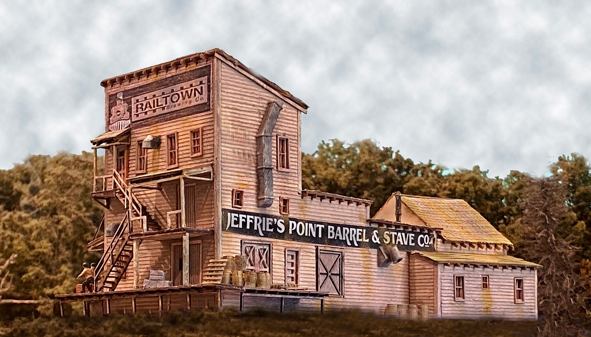 Bar Mills 0281 N Jeffries Point Laser-Cut Wood Building Kit