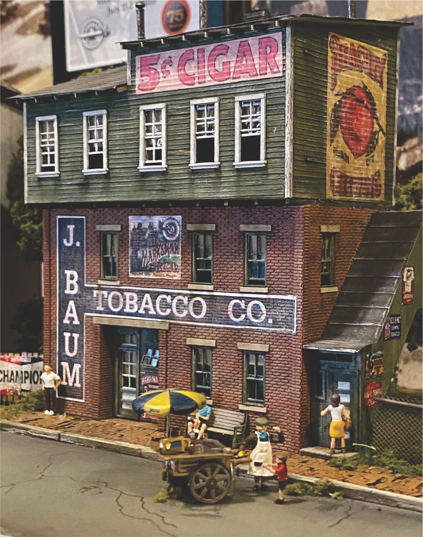Bar Mills 0371 N J. Baum Tobacco Company Building Kit