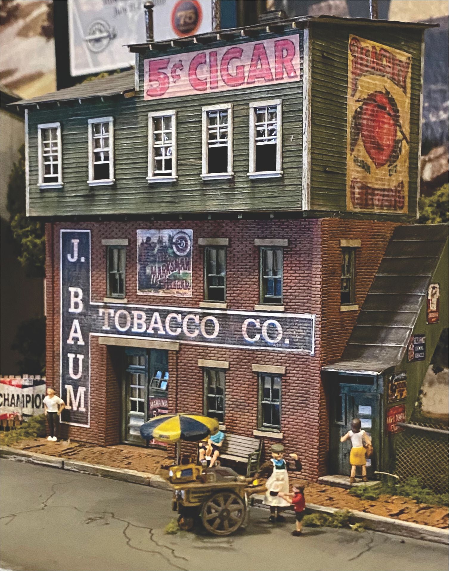 Bar Mills 0371 N J. Baum Tobacco Company Building Kit