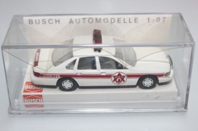 Busch 47604 HO Chevrolet Caprice Sheriff Vehicle
