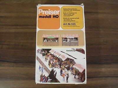 Preiser 525 HO Warm Punch & Fried Sausages Stall at Christmas Fair Plastic Kit