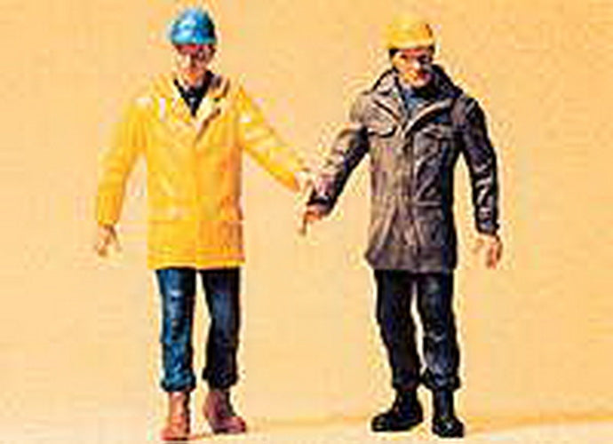 Preiser 45088 G Walking Steeplejacks Figures (Set of 2)