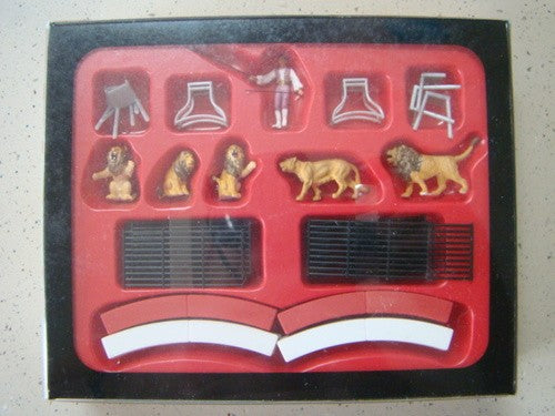 Preiser 22002 HO The Great Circus Train Performing Lion Act Figures (Set of 6)