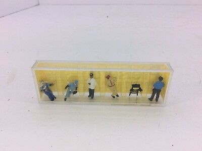 Preiser 0018 HO Railroad Workers Figures (Set of 5)