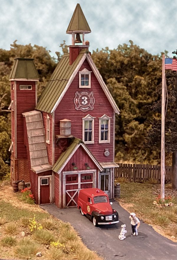 Bar Mills 612 HO Smokey Hill Fire Company Building Kit