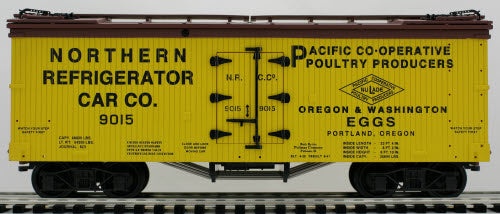 USA Trains R16302 G Northern Refrigerator Car Co. Wood Refrigerator Car #9015
