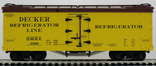 USA Trains R16310 G Decker Refrigerator Line Woodsided Refrigerator Car #2588