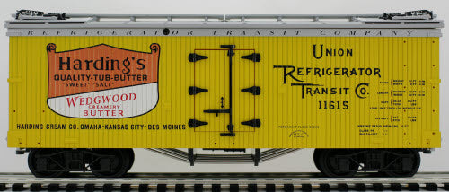 USA Trains R16312 G Harding's Cheese Woodsided Refrigerator Car #11615