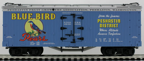 USA Trains 16320 G Blue Bird Pears American Series - Woodsided Refrigerator Car