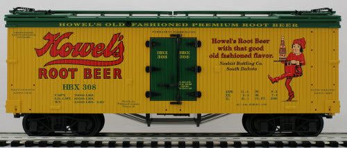 USA Trains R16346 G Howel's Root Beer Wood Ice Reefer