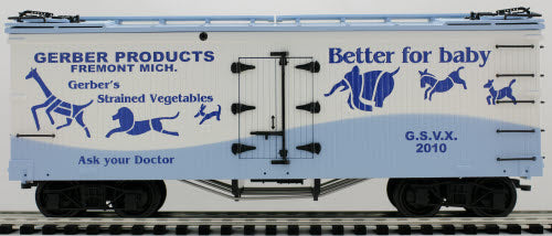 USA Trains 1655 G Gerber Baby Boy Reefer Car