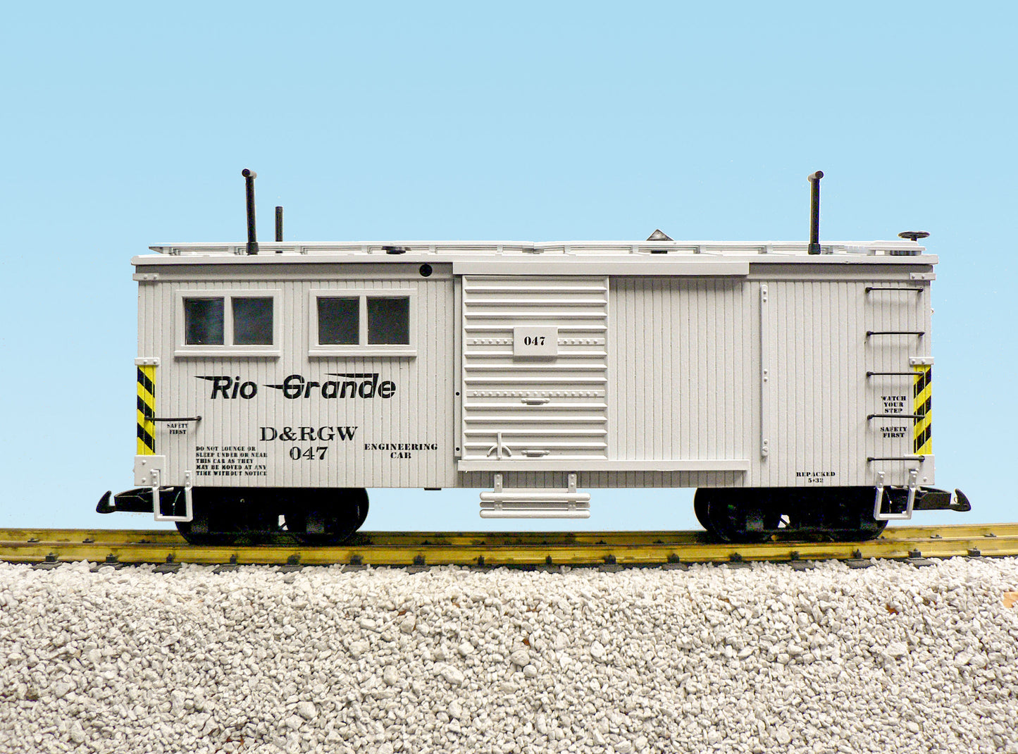 USA Trains R1852 G Denver & Rio Grande Western Engineering Car