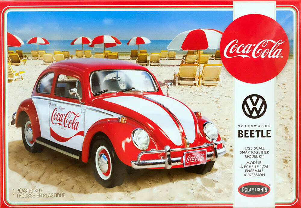 Polar Lights 960M 1:25 Coca-Cola Volkswagen Beetle Plastic Model Kit