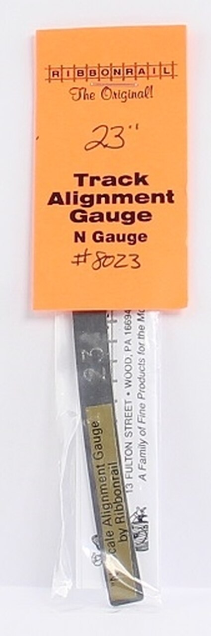 Ribbonrail 8023 N 5" Track Alignment Gauge - Curved 23" Radius