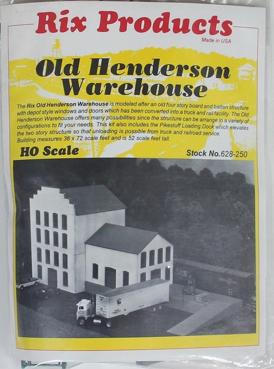Rix Products 628-250 Old Henderson Warehouse Building Kit