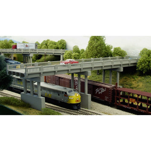 Rix Products 628-0153 N 150' Early Highway Overpass W/4 Piers Kit
