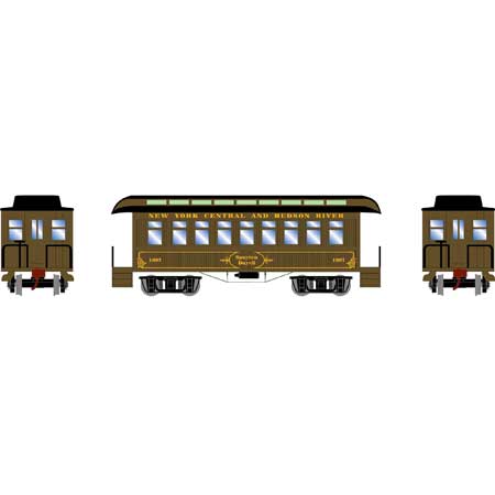 Roundhouse 16375 HO New York Central 34' Old Time Overton Passenger Car #1607