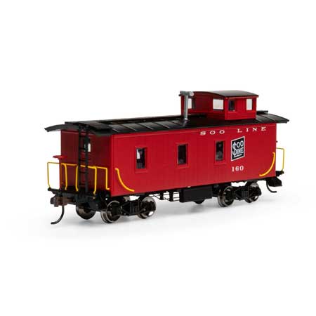 Roundhouse 11719 HO SOO Line 30' 3-Window Caboose #160