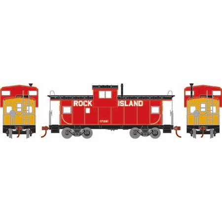 Roundhouse RND1344 HO RI/CRI&P Wide Vision Caboose #17061